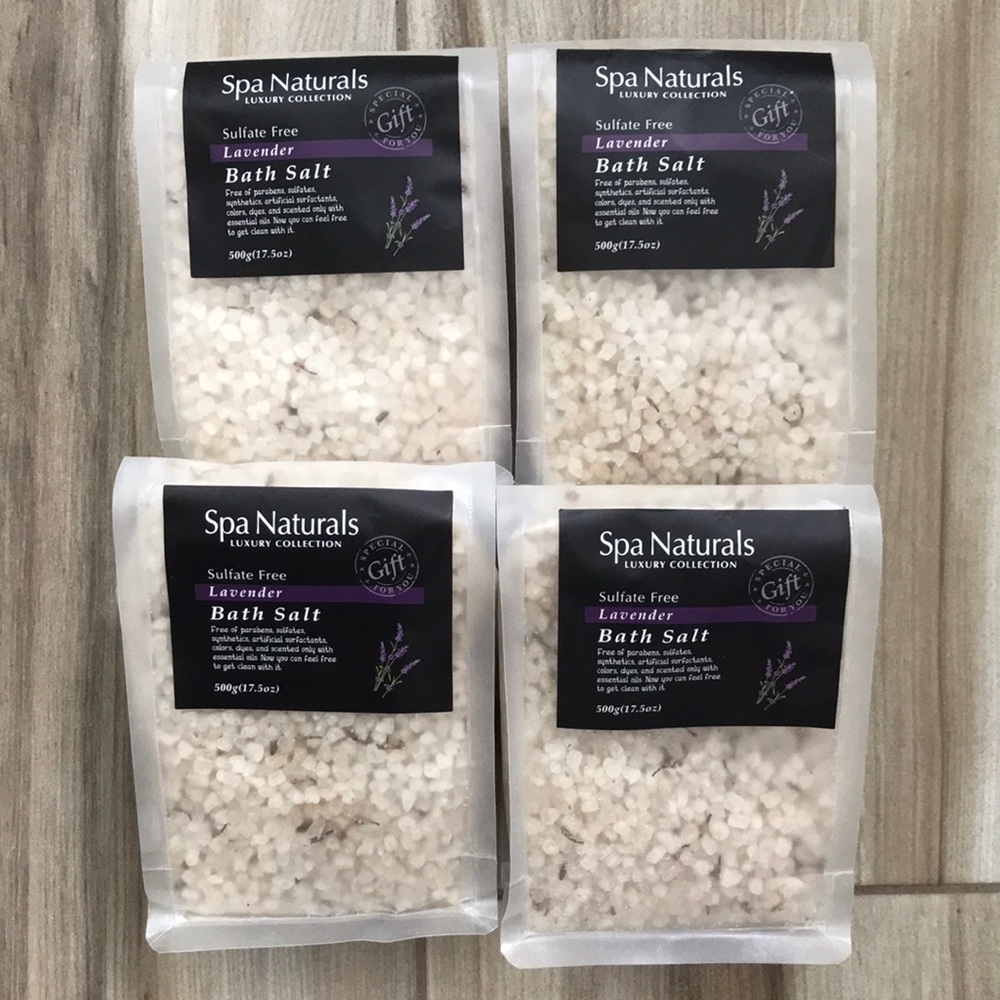 Spa naturals sulfate free lavender bath slats 500g/bag